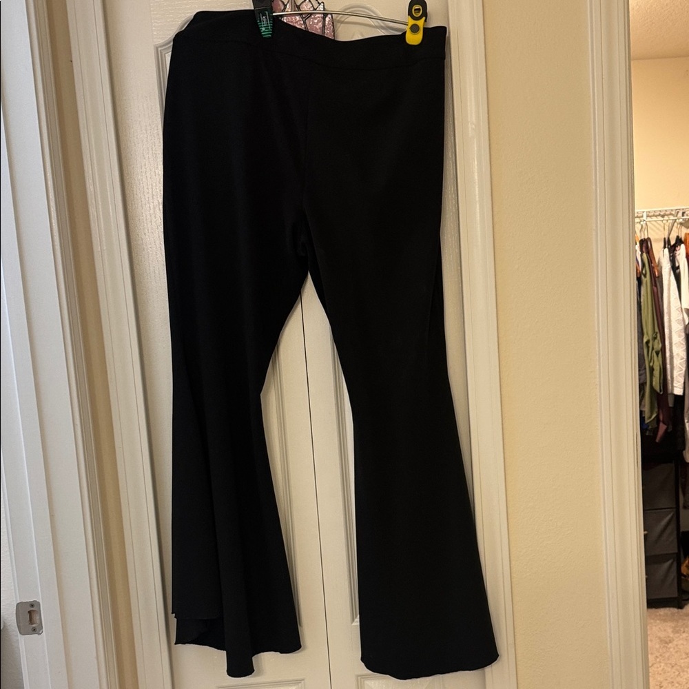 INC Women's Black Flared High-Low Pants - Picture 10 of 11